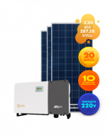 GERADOR DE ENERGIA SOLIS 287,280kWp