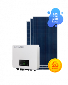 teste GERADOR DE ENERGIA LIVOLTEK 5,90kWp - (OUTLET) 