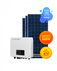 GERADOR DE ENERGIA LIVOLTEK 8,77kWp