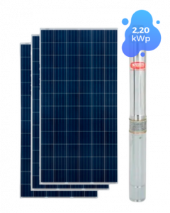 Bomba de Água Solar Ebara 2200W 85mca