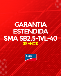 Garantia Estendida SMA SB 2.5- 1VL-40 10 anos